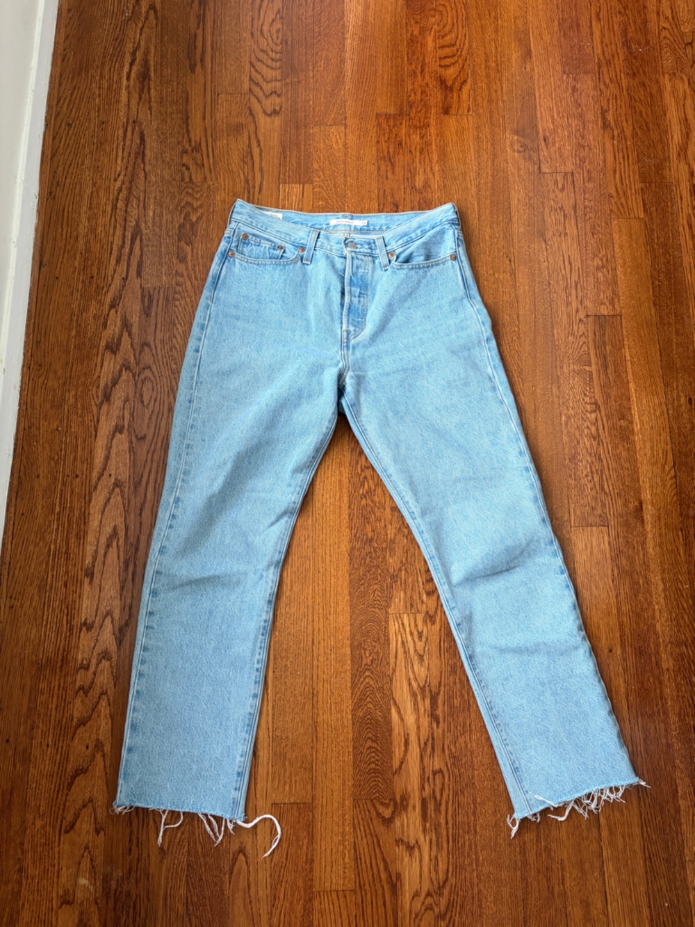Levi's Light Blue High Rise Women's Wedgie Straight